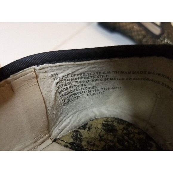 Sam & Libby Shoes Flats Womens Size 8.5 Black Gold Shimmer Slip On - Picture 13 of 13